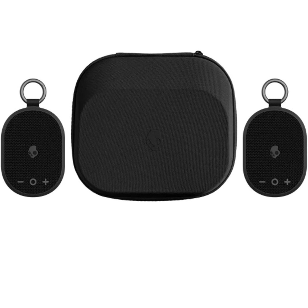 SkullCandy Twin Portable Speakers w/Case